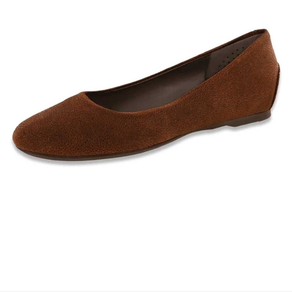 SAS Brown Lacey Slip On Loafers Womens 9W